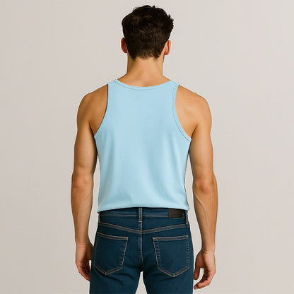 100% Cotton Crew Neck Tank Top