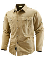 Acid-Wash Long-Sleeve Shirt