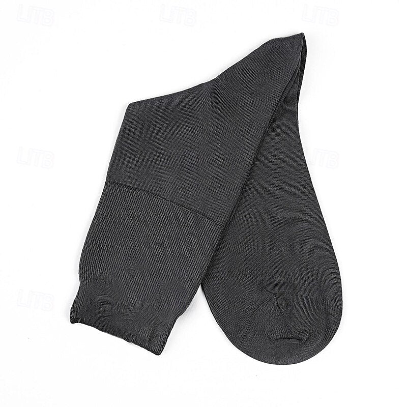 Mercerized Cotton Business Suit Socks - oukumen