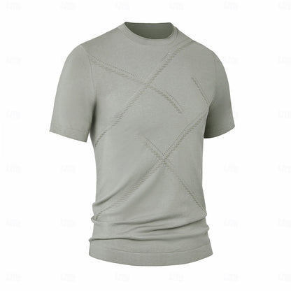 Silk Linen Cotton T Shirt