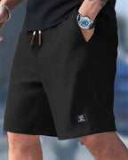 Waffle Drawstring Shorts