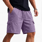 Acid-Wash Cargo Shorts