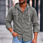 Garment-Dyed Long-Sleeve Shirt