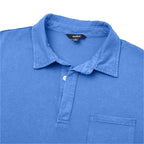 Acid-Wash Pocket Polo Shirt