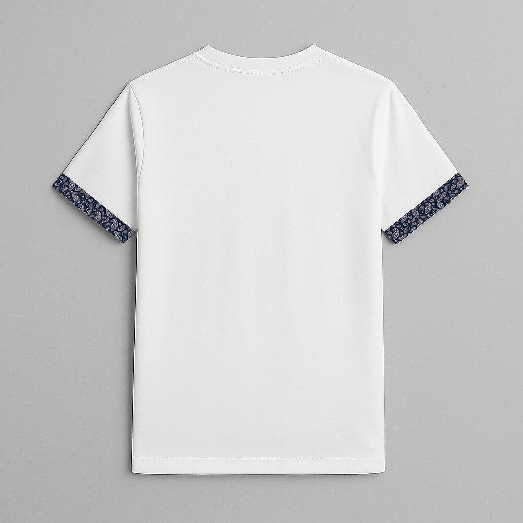 100% Cotton Crew Neck T-Shirt - oukumen