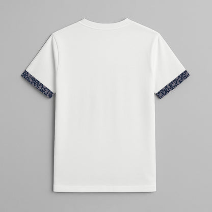 100% Cotton Crew Neck T-Shirt - oukumen