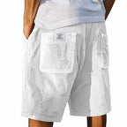 Patch-Pocket Corduroy Shorts