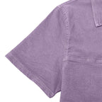 Acid-Wash Short-Sleeve Polo Shirt
