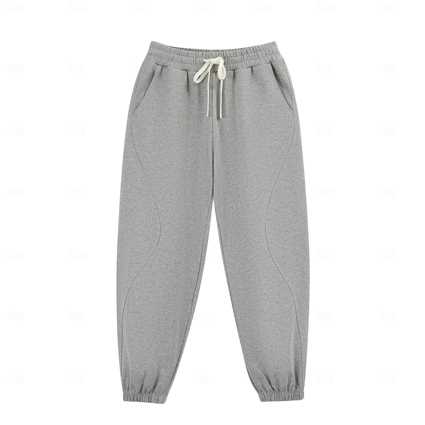 Patchwork Drawstring Active Joggers