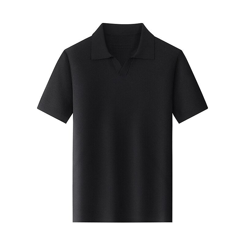 Luxury Blended Jacquard Polo Shirt