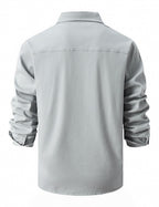 Acid-Wash Long-Sleeve Shirt