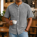Washed Short-Sleeve Shirt
