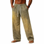 Acid-Wash Drawstring Pants