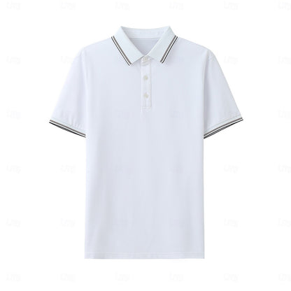 Silk-Cotton Refined Polo - oukumen