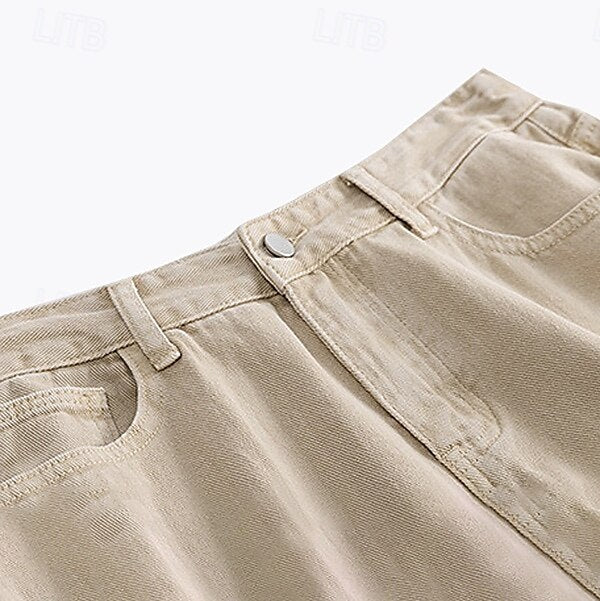 100% Cotton Straight Leg Chino Pants