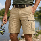 Elastic-Waist Cargo Shorts