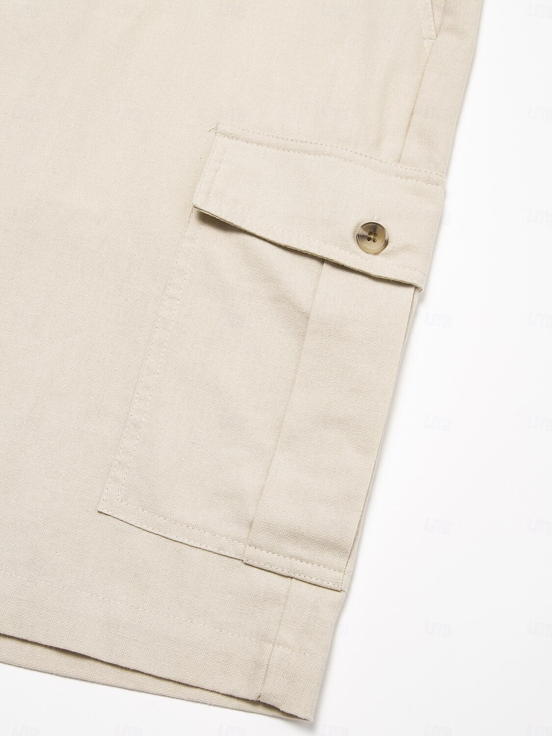 Linen Knee Length Casual Shorts - oukumen