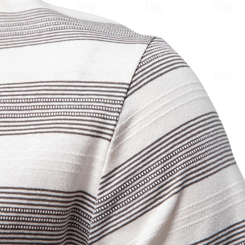 Timeless Striped Knit Polo