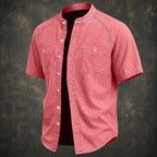 Washed Short-Sleeve Shirt
