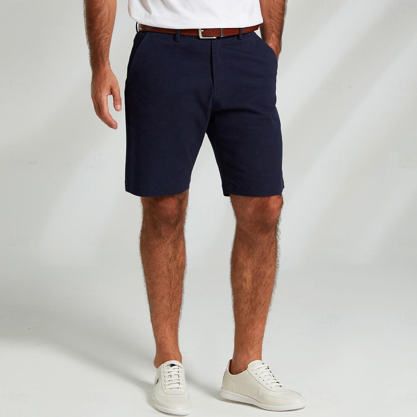 Cotton Pocket Formal Shorts - oukumen