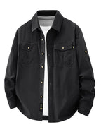 Acid-Wash Long-Sleeve Shirt