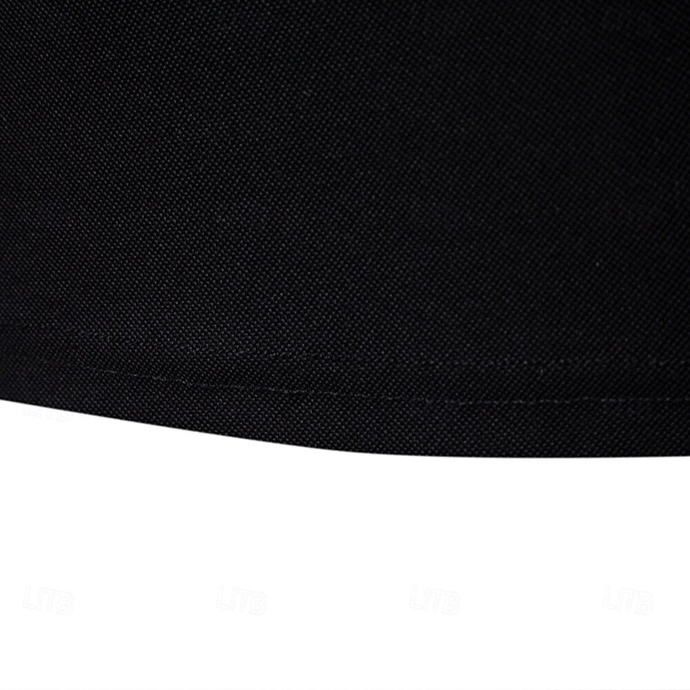 Contrast Panel Knit Polo