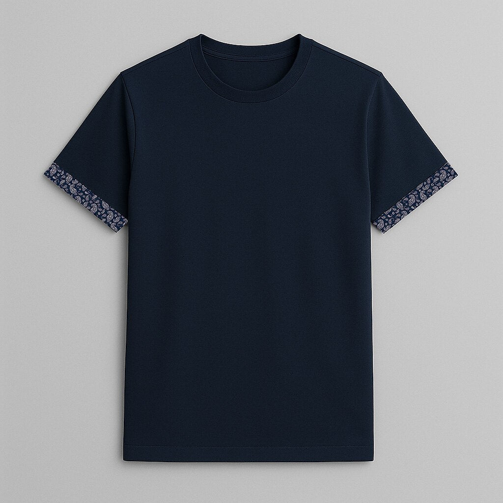 100% Cotton Crew Neck T-Shirt - oukumen