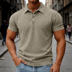 Acid-Wash Polo Shirt