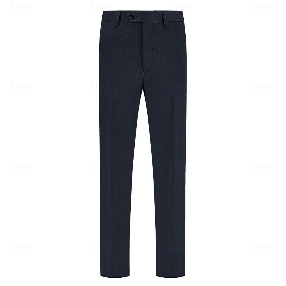 Wool Full Length Dress Pants - oukumen