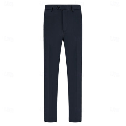 Wool Full Length Dress Pants - oukumen