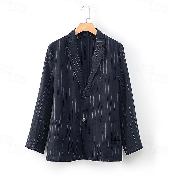 100% Linen Blazer Outdoor - oukumen