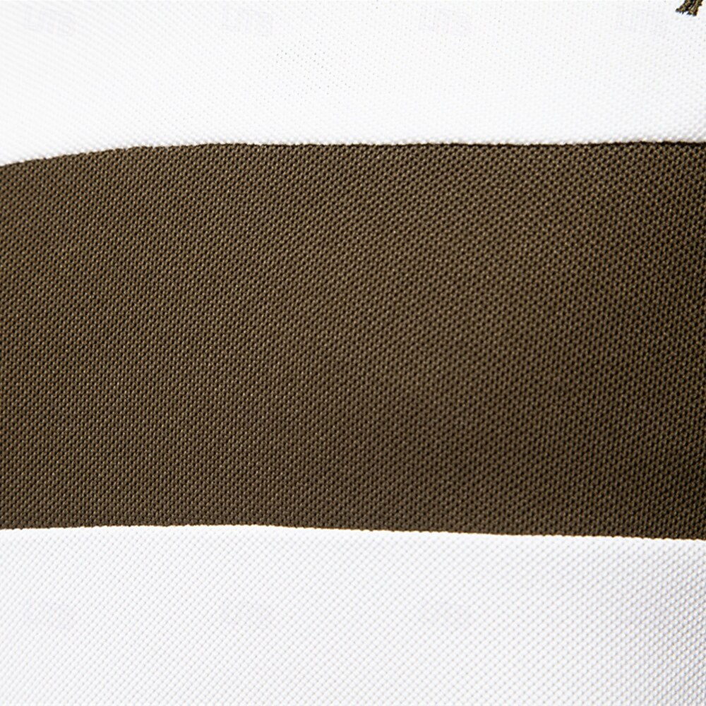 Contrast Panel Knit Polo