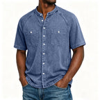 Washed Short-Sleeve Shirt