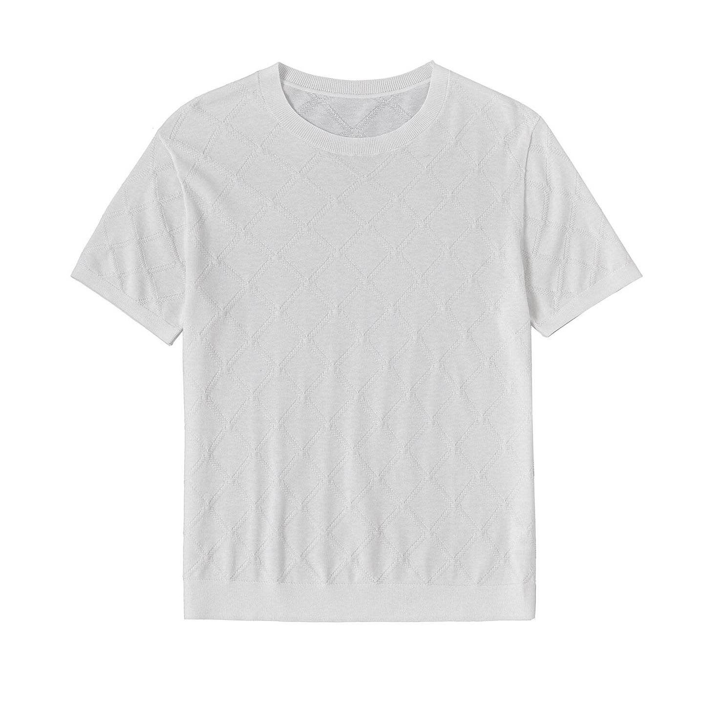 Cotton-Silk Knit Tee