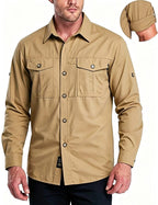 Acid-Wash Long-Sleeve Shirt