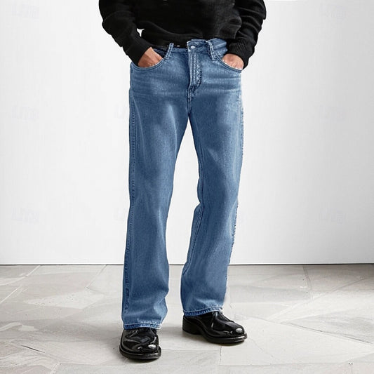 100% Cotton Jeans Full Length - oukumen