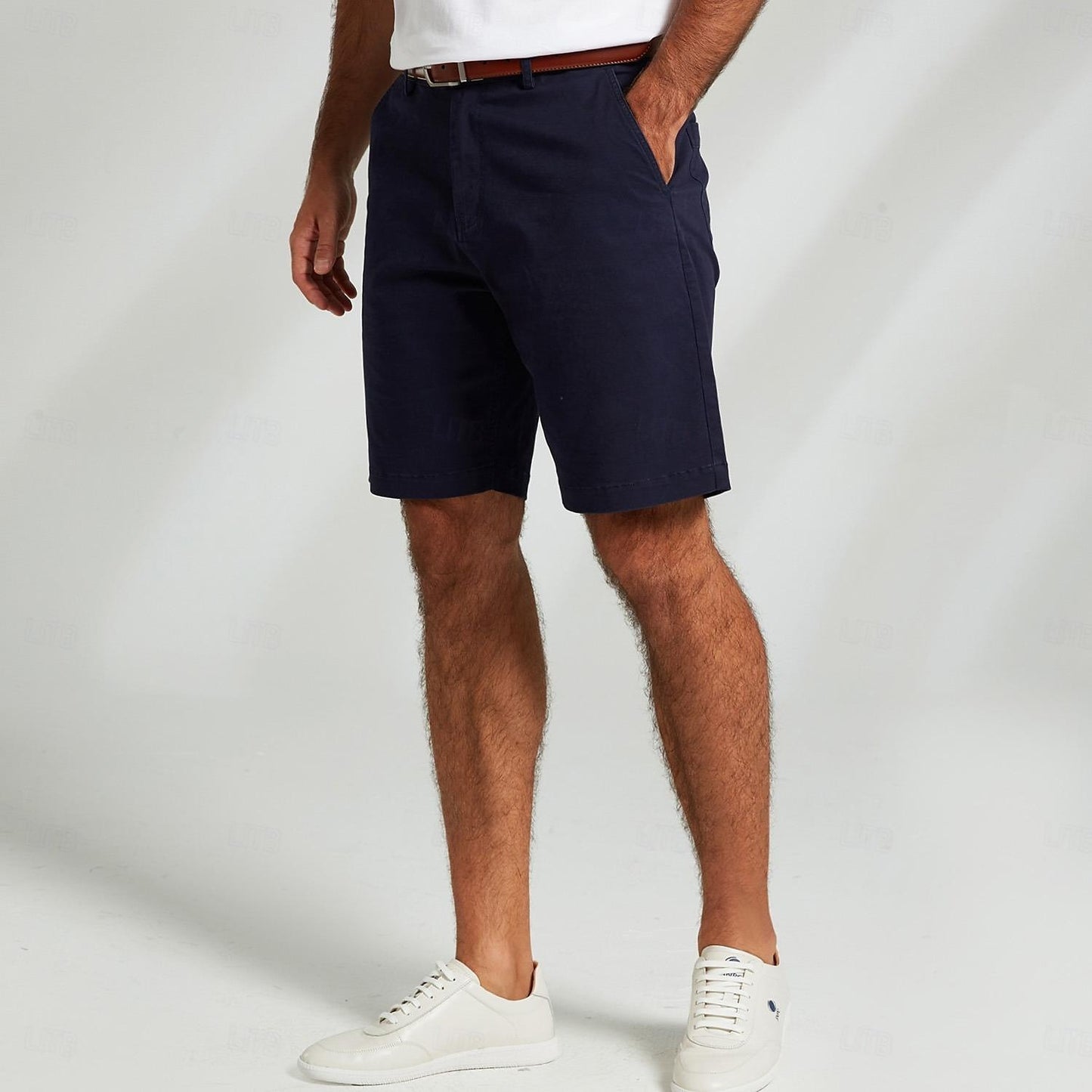 Cotton Pocket Formal Shorts - oukumen