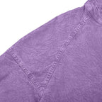 Washed Long-Sleeve Henley Shirt