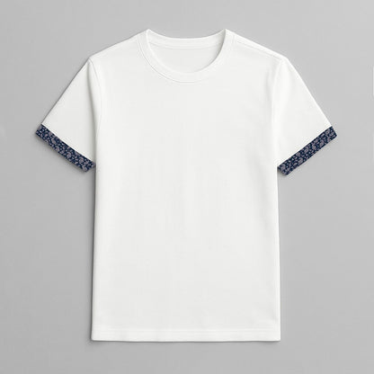 100% Cotton Crew Neck T-Shirt - oukumen