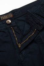 Multi-Pocket Cargo Capri Shorts