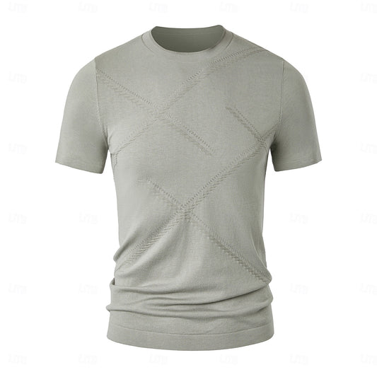 Silk Linen Cotton T Shirt