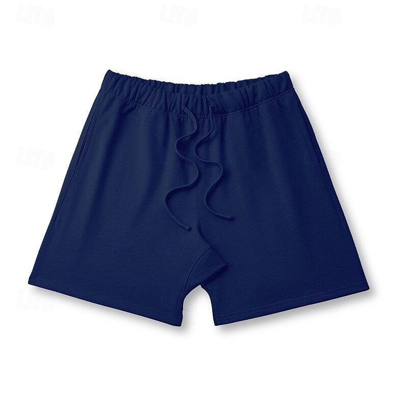 100% Cotton Athletic Shorts - oukumen