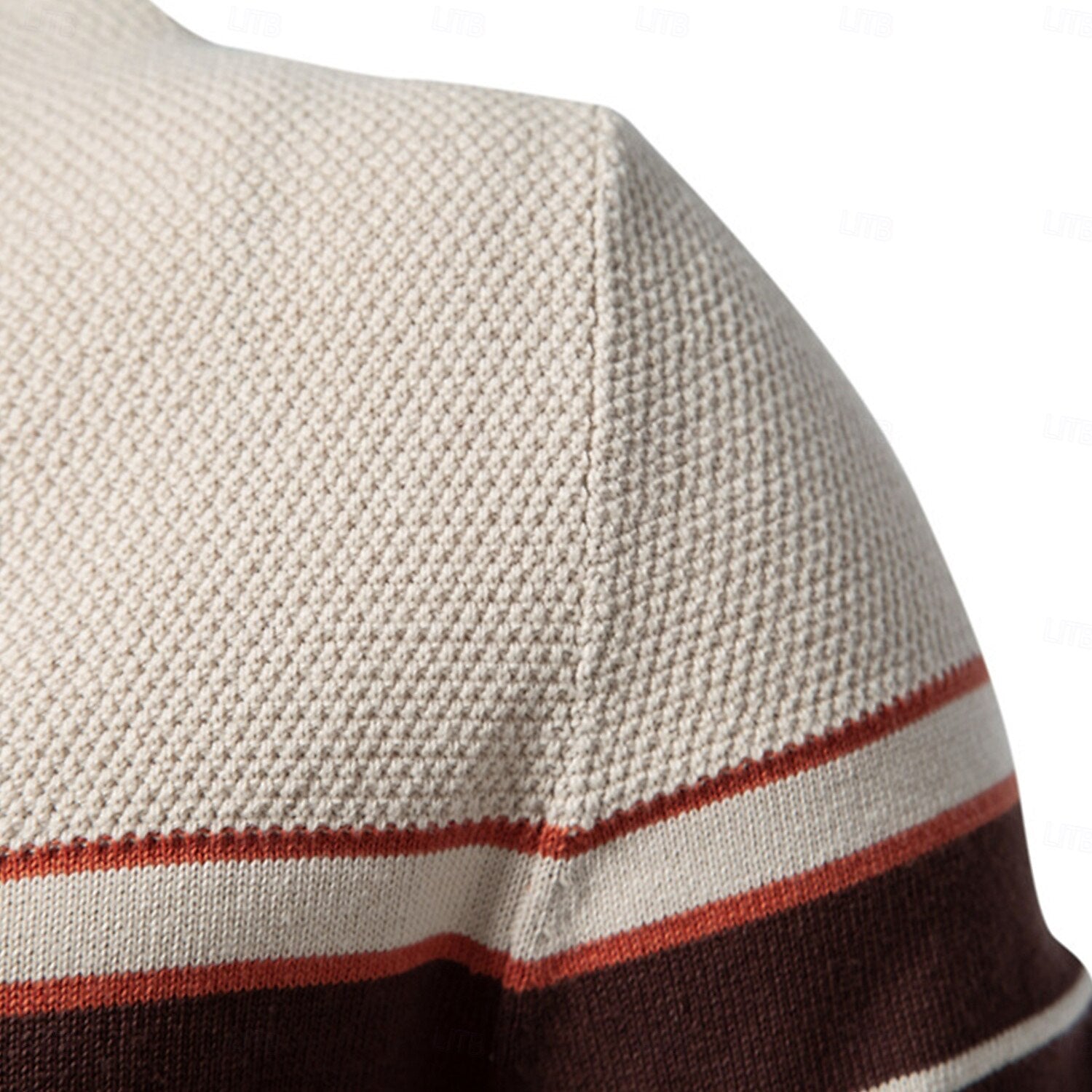 Block Striped Knitwear Pullover Sweater - oukumen