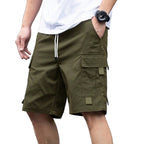 Drawstring Cargo Shorts