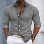 Acid-Wash Long-Sleeve Shirt