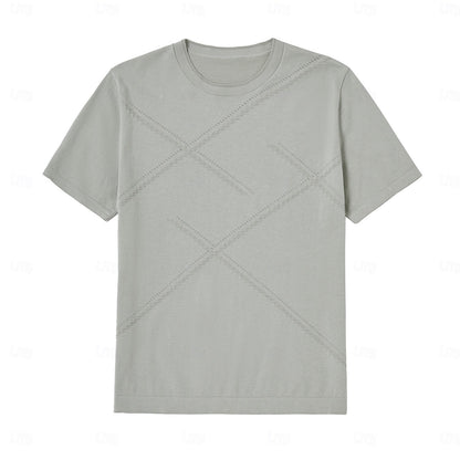 Silk Linen Cotton T Shirt