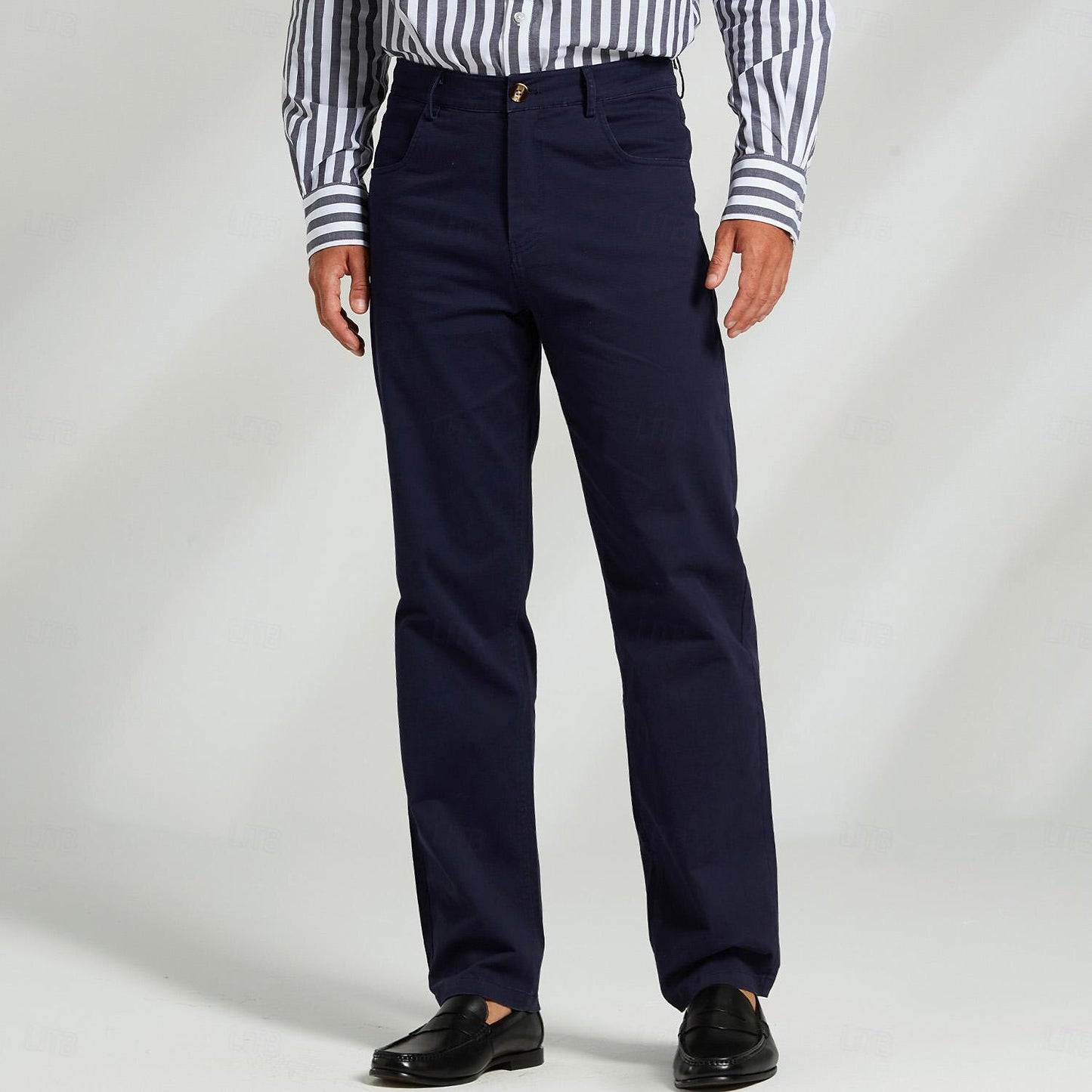 Men's Dress Pants Zipper Pocket - oukumen