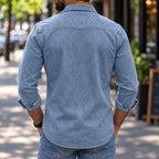 Garment-Dyed Long-Sleeve Shirt