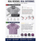 Acid-Wash Zip Polo Shirt