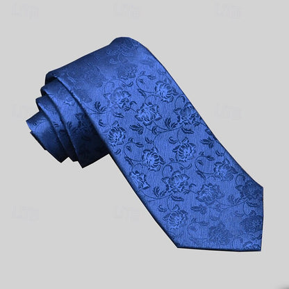 100% Silk Elegant Vintage Fashion Tie - oukumen